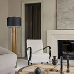 Настольная лампа с металлиеским черным трубчатым основанием Fulgurite варинант исполнения - 4 | Loft Concept в Брянске