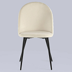 Мягкий стул в бежевом велюре Miruna Chair варинант исполнения - 3 | Loft Concept в Брянске