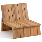 Уличное кресло из массива акации Trivett Wooden Chair варинант исполнения - 5 | Loft Concept в Брянске