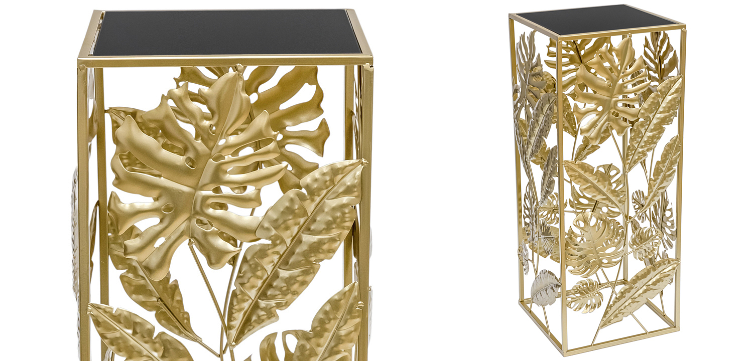 Подставка Tropical Gold Leaves Stand S Подставка Tropical Gold Leaves Stand S - Loft-Concept в Брянске