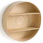 Полка настенная из бамбука Zenara варинант исполнения - 3 | Loft Concept в Брянске