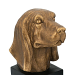Держатель для книг с бронзовыми фигурками головы собаки Dog Elegance  варинант исполнения - 4 | Loft Concept в Брянске
