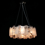 Люстра круглая с подвесными прямоугольными пластинами из стекла Glacier Panels варинант исполнения - 3 | Loft Concept в Брянске