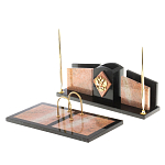 Настольный письменный набор из розового мрамора Marble Accessory варинант исполнения - 2 | Loft Concept в Брянске