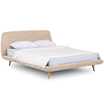 Кровать с мягким изголовьем Palmer Bed варинант исполнения - 7 | Loft Concept в Брянске