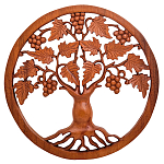 Панно из дерева Osier Panel With Trees варинант исполнения - 1 | Loft Concept в Брянске