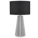Настольная лампа с черно-белым узором Wavy Stripes варинант исполнения - 2 | Loft Concept в Брянске