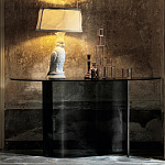 Консоль дымчатого цвета с изогнутым основанием Arabesque варинант исполнения - 3 | Loft Concept в Брянске