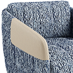 Дизайнерское Кресло William с кожаными подлокотниками  варинант исполнения - 3 | Loft Concept в Брянске