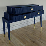 Премиальная Консоль с тремя ящиками Elsa Dreams Blue варинант исполнения - 2 | Loft Concept в Брянске