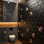 Гипсовая 3D панель с принтографией PM-41 варинант исполнения - 2 | Loft Concept в Брянске