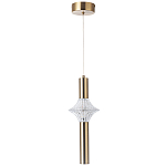 Подвесной светильник Toussaint Metal Tube Brass Hanging Lamp варинант исполнения - 2 | Loft Concept в Брянске