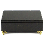 Шкатулка из натурального камня змеевик чёрного цвета Stone Casket варинант исполнения - 2 | Loft Concept в Брянске