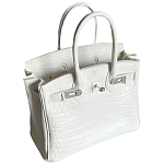 Декоративная ваза в виде сумки Birkin Bag Vase White варинант исполнения - 1 | Loft Concept в Брянске