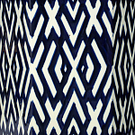 Ваза с крышкой и графическим узором в сине-белых цветах Blue & White Ornament  варинант исполнения - 3 | Loft Concept в Брянске