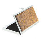 Визитница карманная металлическая с накладкой из натурального камня Яшма Stone Business Card Holders варинант исполнения - 2 | Loft Concept в Брянске