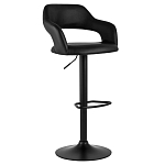 Барный стул черного цвета Strohach варинант исполнения - 1 | Loft Concept в Брянске