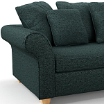 Мебельная ткань Шенилл темно-зеленый цвет 138 см T4-39 варинант исполнения - 5 | Loft Concept в Брянске