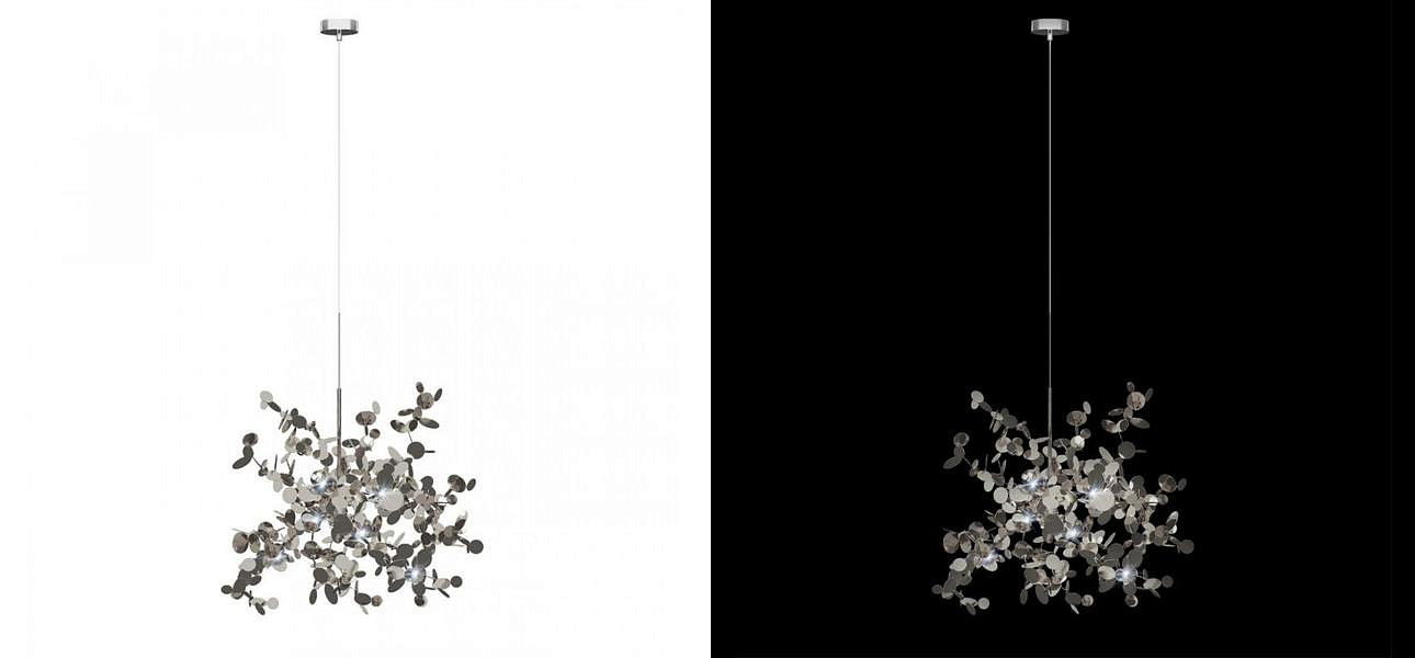 Люстра Terzani Argent Suspension Silver Pendant lamp диаметр 40 Люстра Terzani Argent Suspension Silver Pendant lamp диаметр 40 - Loft-Concept в Брянске