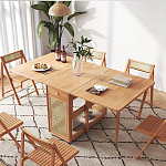 Обеденный стол раскладной из дерева Astiс Table варинант исполнения - 3 | Loft Concept в Брянске