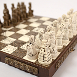 Шахматы  из  камня Cargador del Tiempo Chess Мексика ручная работа варинант исполнения - 4 | Loft Concept в Брянске