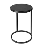 Кофейный столик круглый чёрный Compact Loft варинант исполнения - 2 | Loft Concept в Брянске