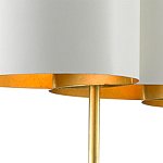 Люстра прямоугольная с белыми цилиндрическими абажурами White Ribbon варинант исполнения - 4 | Loft Concept в Брянске