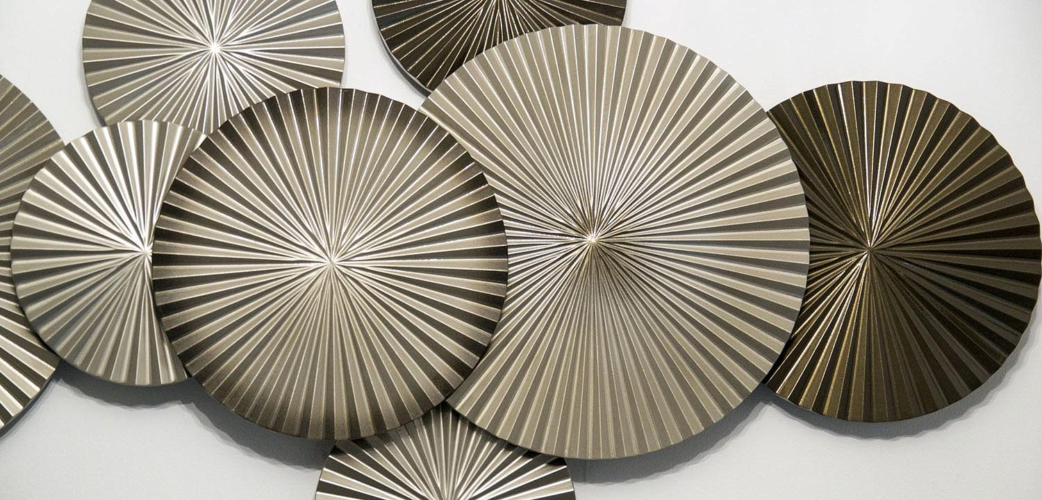 Арт-объект Apollo Champagne and Brown Wall Plaque Disc 9 Арт-объект Apollo Champagne and Brown Wall Plaque Disc 9 - Loft-Concept в Брянске