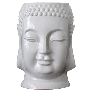 Керамический табурет White buddha