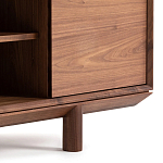 ТВ-тумба из массива ореха Robinett Wooden TV Stand варинант исполнения - 5 | Loft Concept в Брянске