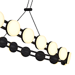 Люстра овальная с круглыми светодиодными источниками света Maxine Light варинант исполнения - 13 | Loft Concept в Брянске