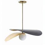 Люстра круглая с 2-мя металлическими абажурами Andromeda варинант исполнения - 1 | Loft Concept в Брянске