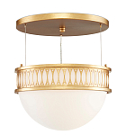 Подвесной светильник с фактурным золотым каркасом Exceptional Classic Design варинант исполнения - 3 | Loft Concept в Брянске