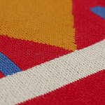 Плед хлопковый по мотивам чувашских орнаментов Ural and Siberian Patterns варинант исполнения - 4 | Loft Concept в Брянске