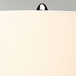 Настольная лампа с шарообразным прозрачным основанием из цветного переработанного стекла и белым цилиндрическим абажуром Elstead Lighting варинант исполнения - 9 | Loft Concept в Брянске