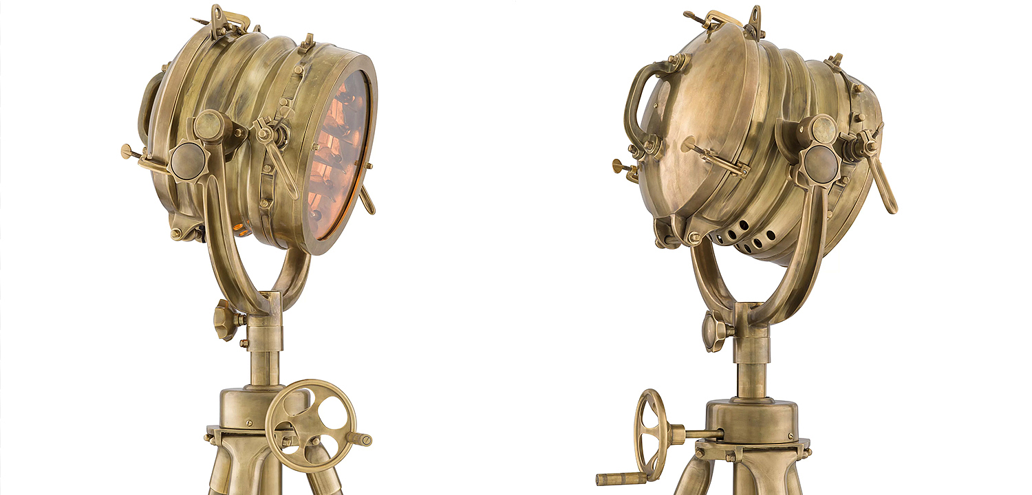 Торшер Eichholtz Floor Lamp Royal Master Sealight Brass Торшер Eichholtz Floor Lamp Royal Master Sealight Brass - Loft-Concept в Брянске