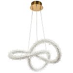 Фигурная люстра с хрустальным декором Gilbertine Crystal Curly Ring Chandelier варинант исполнения - 2 | Loft Concept в Брянске