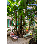 Дизайнерское разноцветное кресло на металлическом каркасе с подставкой для ног Poltronova Plasma Armchair варинант исполнения - 10 | Loft Concept в Брянске