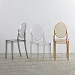 Прозрачный стул с янтарным оттенком LOUIS GHOST CHAIR варинант исполнения - 9 | Loft Concept в Брянске