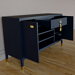 Комод-буфет Elsa Dreams Blue с открытыми полками   варинант исполнения - 6 | Loft Concept в Брянске