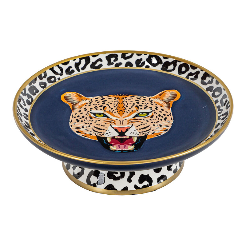 Блюдо фарфоровое Гепард Serengeti Мульти в Брянске | Loft Concept 