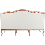 Трехместный диван из массива бука бежевый с растительным орнаментом Raffael Renaissance Beige Sofa варинант исполнения - 2 | Loft Concept в Брянске