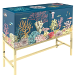 Буфет ручная роспись в морском стиле Cabinet Fondo Marino  варинант исполнения - 1 | Loft Concept в Брянске