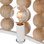 Люстра в форме цилиндра с вставками из деревянных бусин Wooden Beads варинант исполнения - 4 | Loft Concept в Брянске