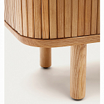 Буфет из ясеневого шпона с открытыми полками и 2-мя раздвижными дверями Toinette варинант исполнения - 4 | Loft Concept в Брянске