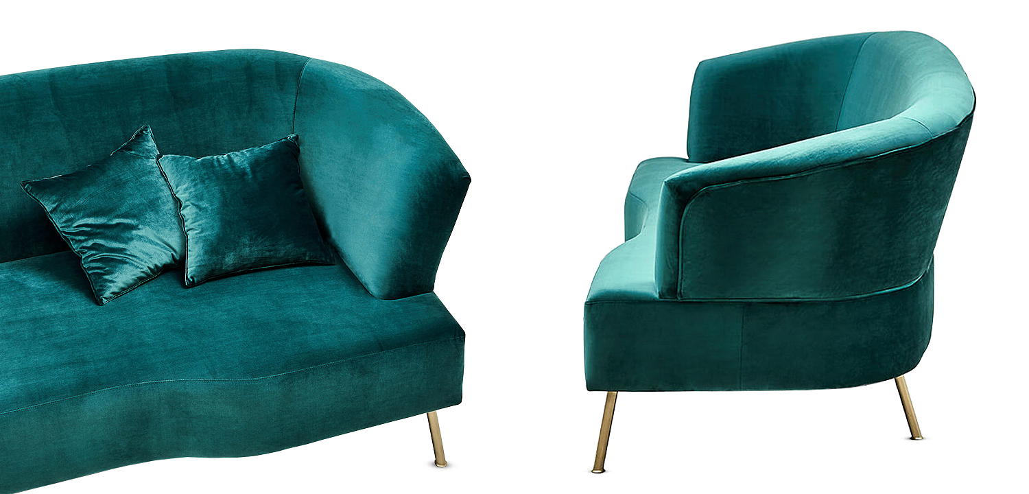 Диван Isis Sofa Turquoise Диван Isis Sofa Turquoise - Loft-Concept в Брянске