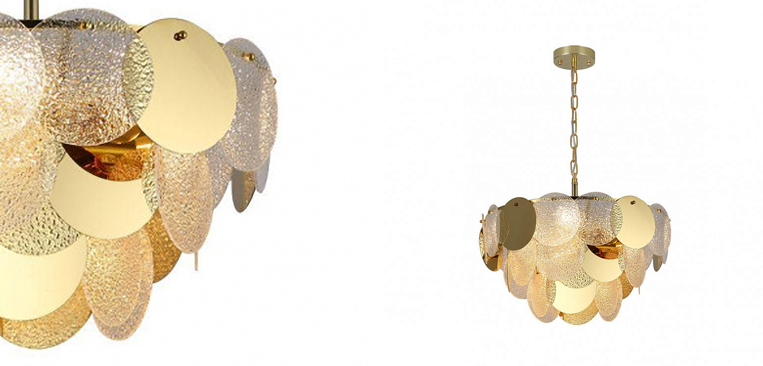 Люстра Gaetano Chandelier gold Люстра Gaetano Chandelier gold - Loft-Concept в Брянске