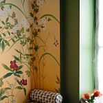 Обои ручная роспись Four Seasons Original colourway on painted Xuan paper with gold ombre варинант исполнения - 2 | Loft Concept в Брянске