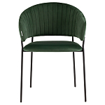 Стул в велюре зеленого цвета Horizon варинант исполнения - 2 | Loft Concept в Брянске