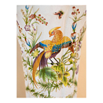 Ваза из фарфора с бронзовой стрекозой  Paradise Dragonfly варинант исполнения - 8 | Loft Concept в Брянске